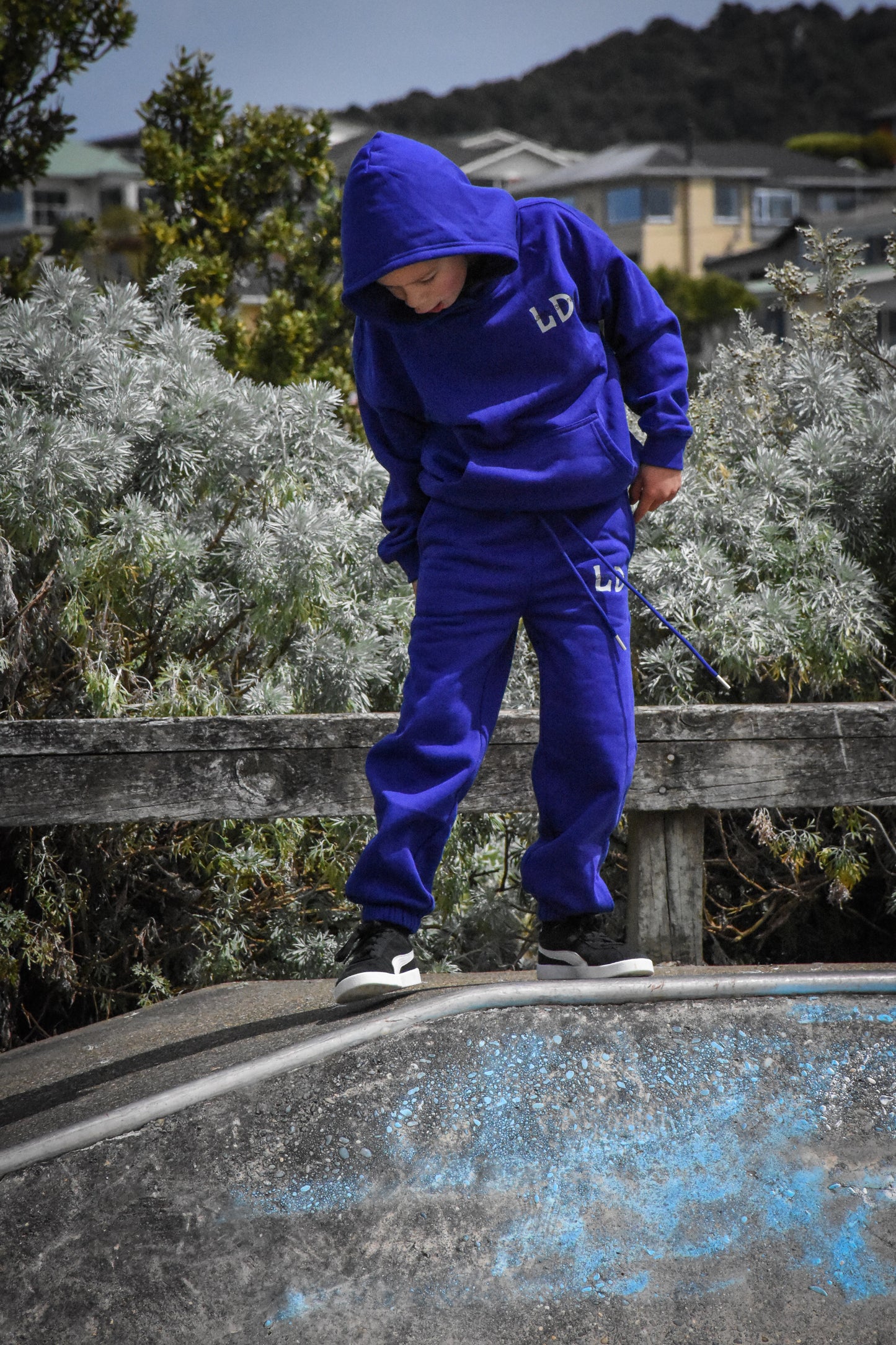 Junior LAZY DAYS Track pants BLUE