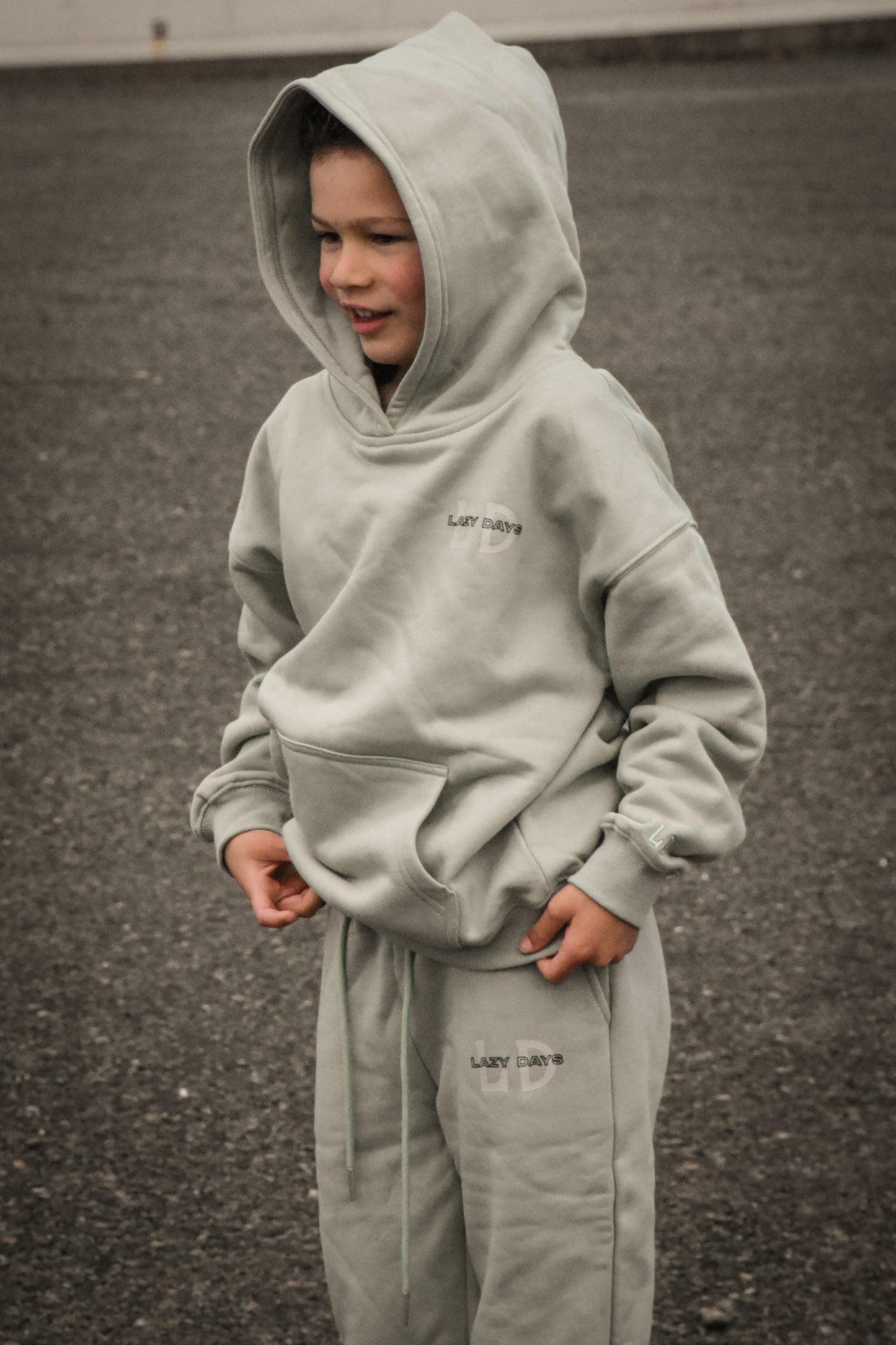 Junior LAZY DAYS Track pants GREEN